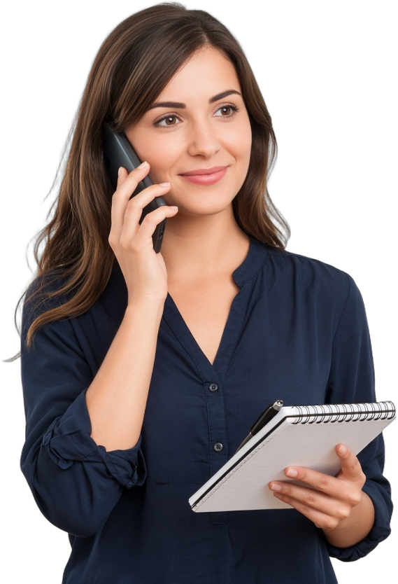 Conseillère au téléphone