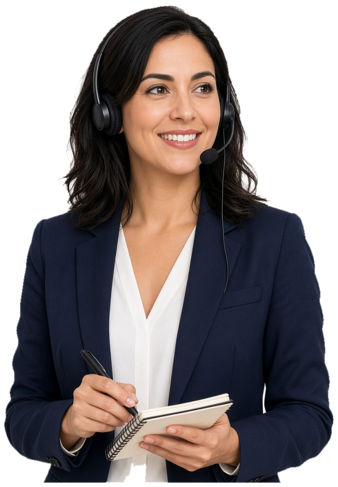 Personne prenant des notes pour répondre aux questions